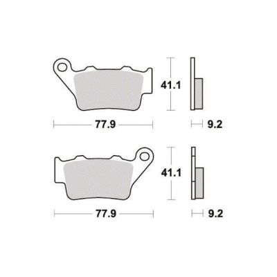Brzdové destičky pro Aprilia – Benelli – Beta – BMW – Ducati – Gas Gas – Honda – HRD – Husaberg – Husqvarna – KTM – MBK – (tm) – T